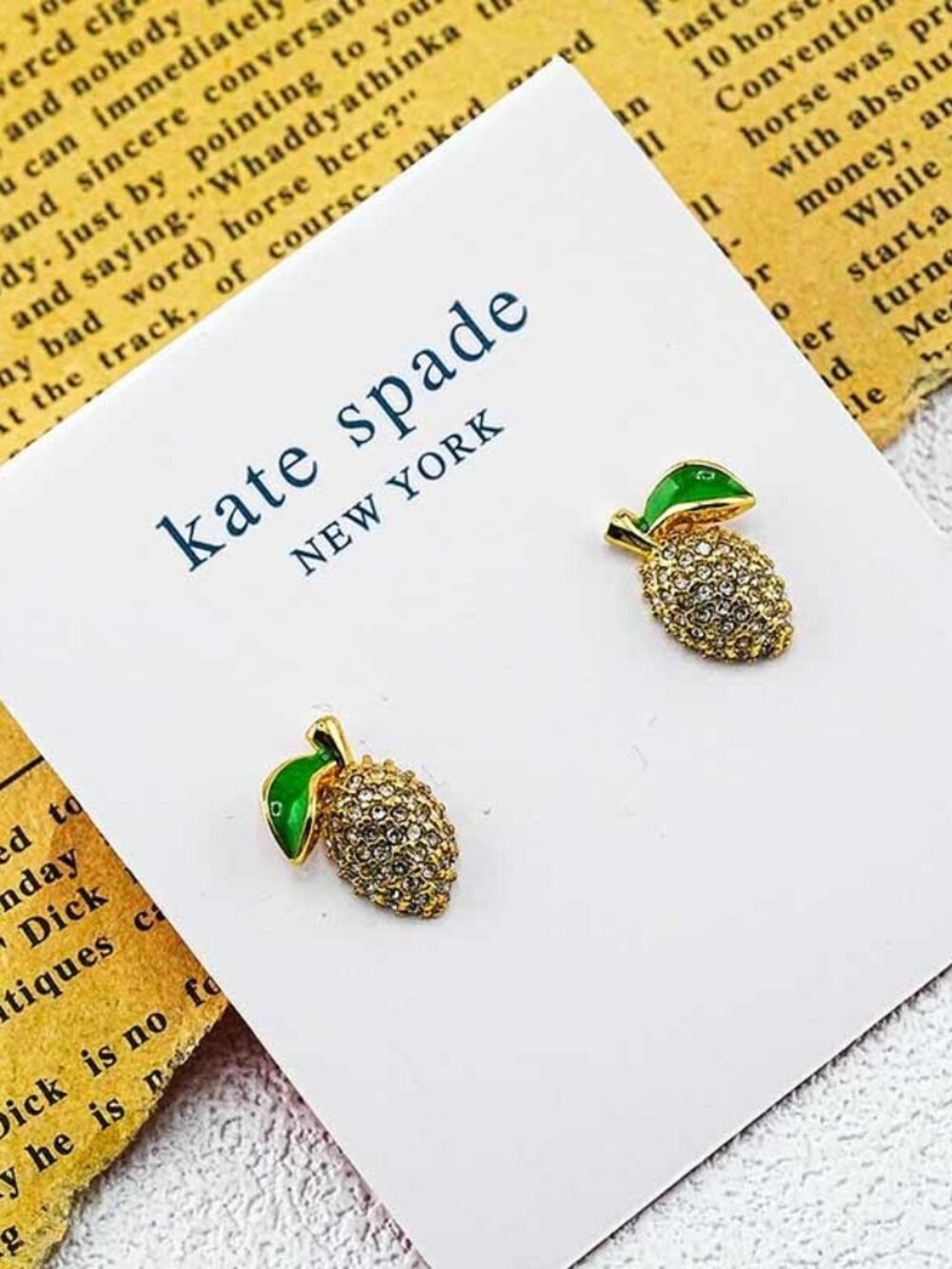 Kate Spade Grapefruit Stud Earrings - Picture 5 of 5